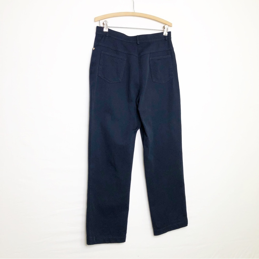 St John sport by Marie Gray Navy blue high rise, jeans - Picture 4 of 11